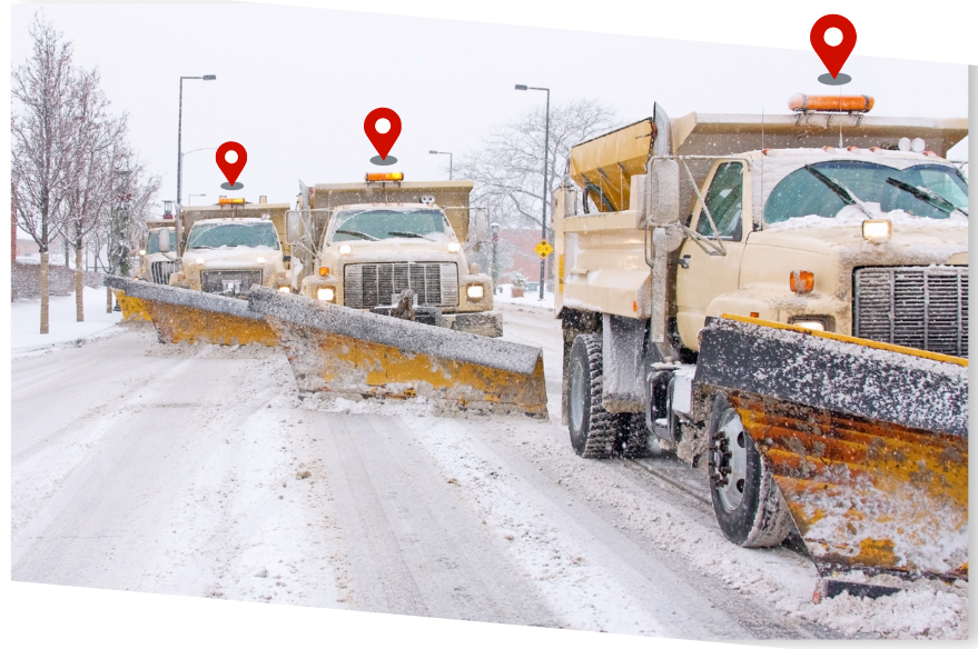 Government Snow Plow Fleet GPS