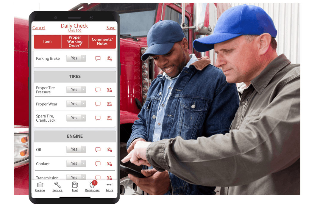 vehicle damage inspection app