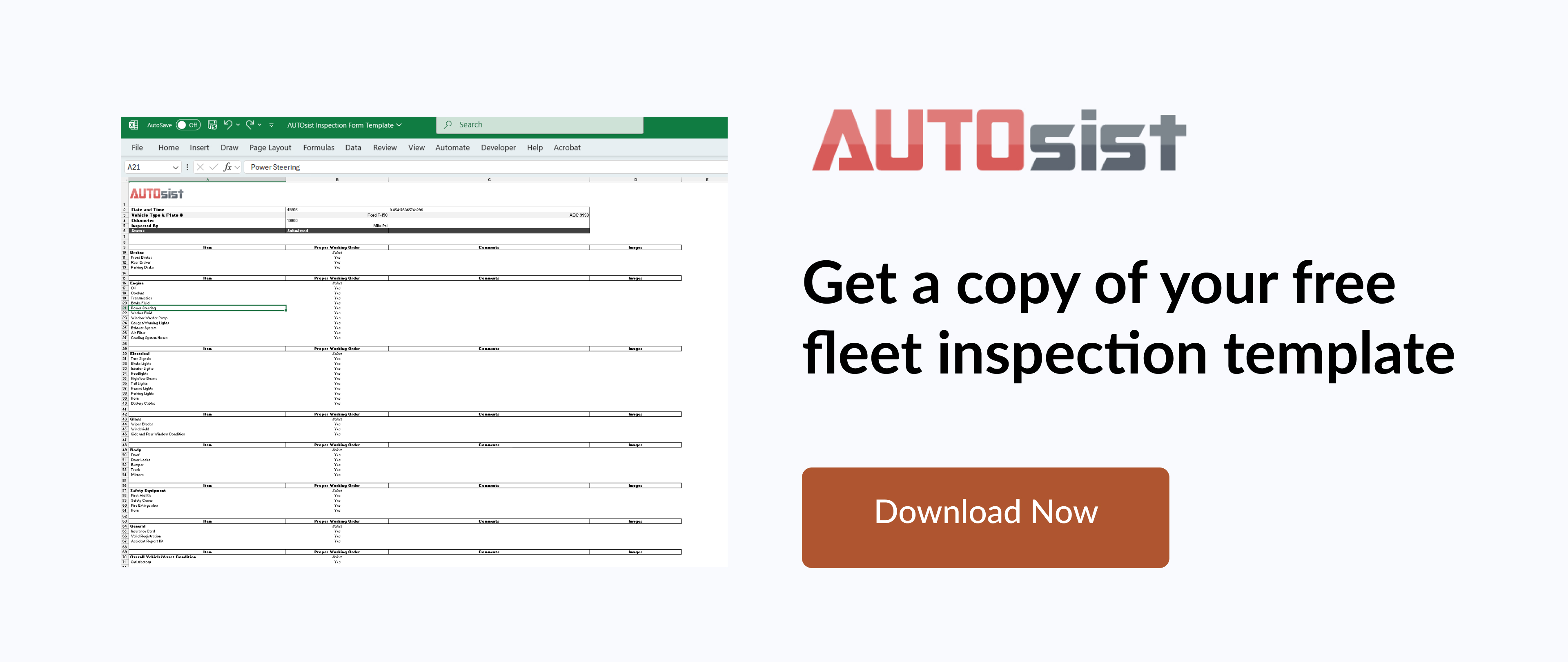 Inspection Template Download Preview