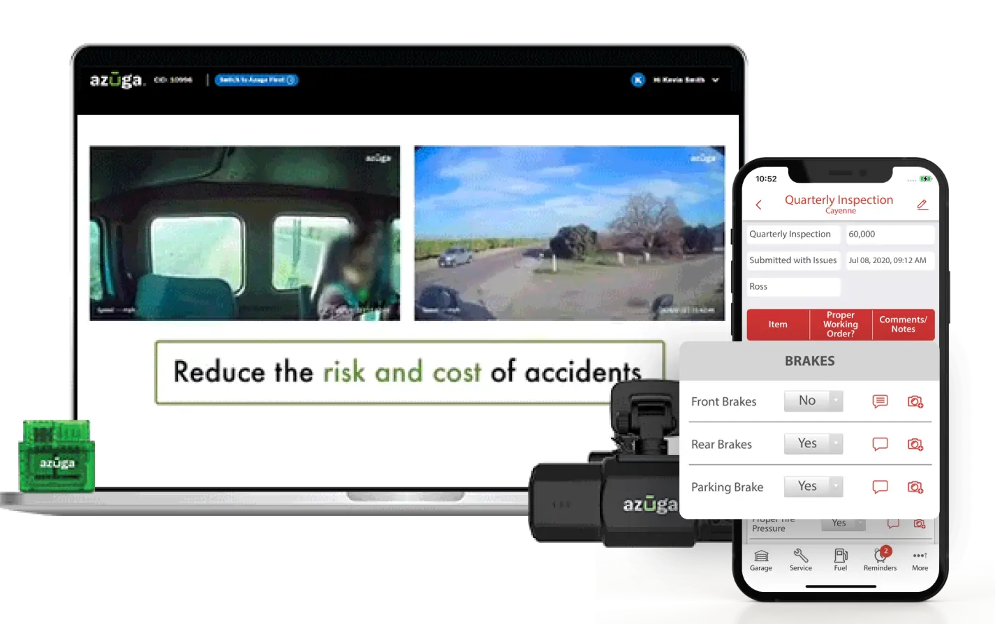Integrated safety dash cams for accident documentation and driver accountability