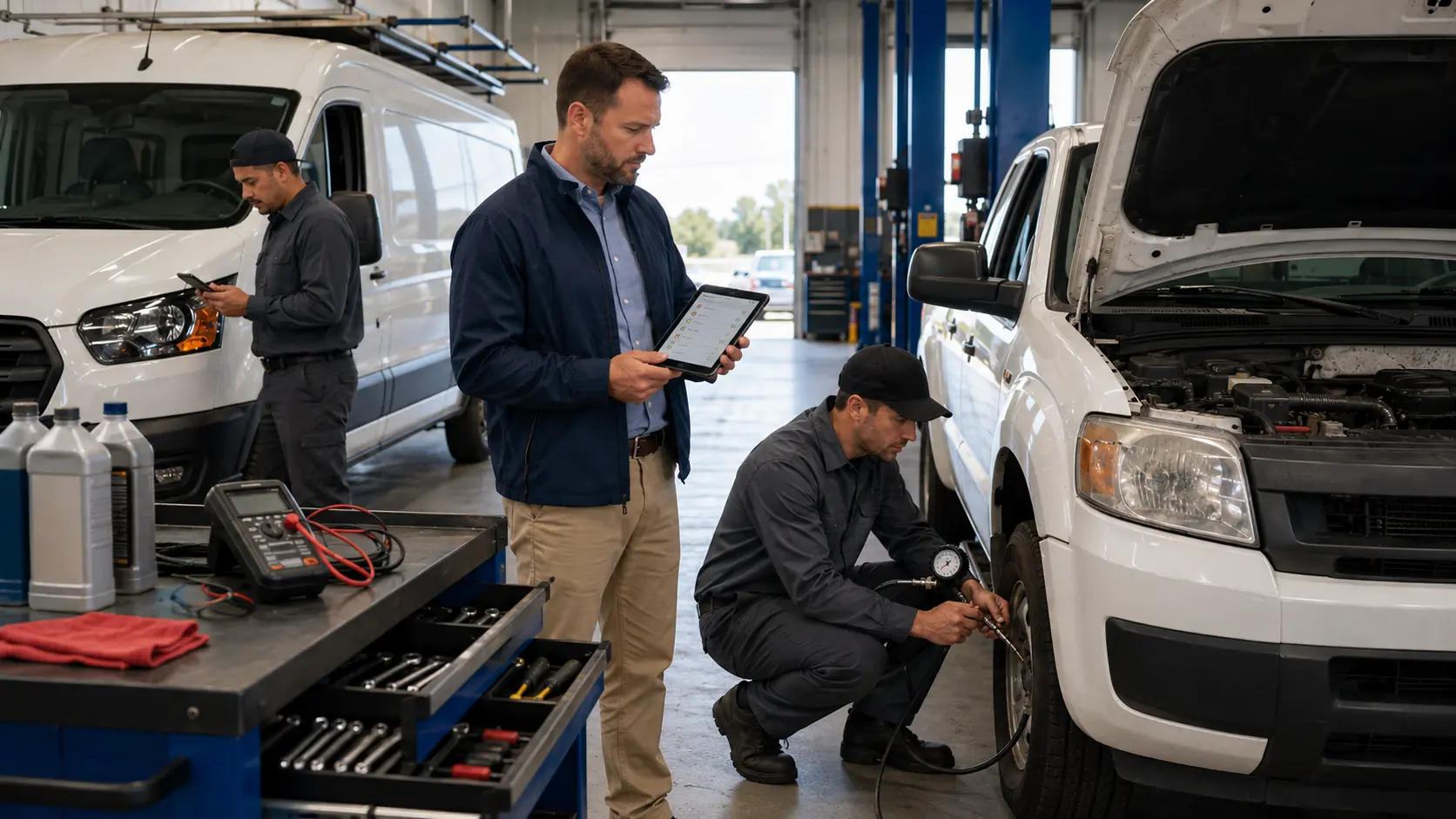 Preventive maintenance schedule for small fleet issues