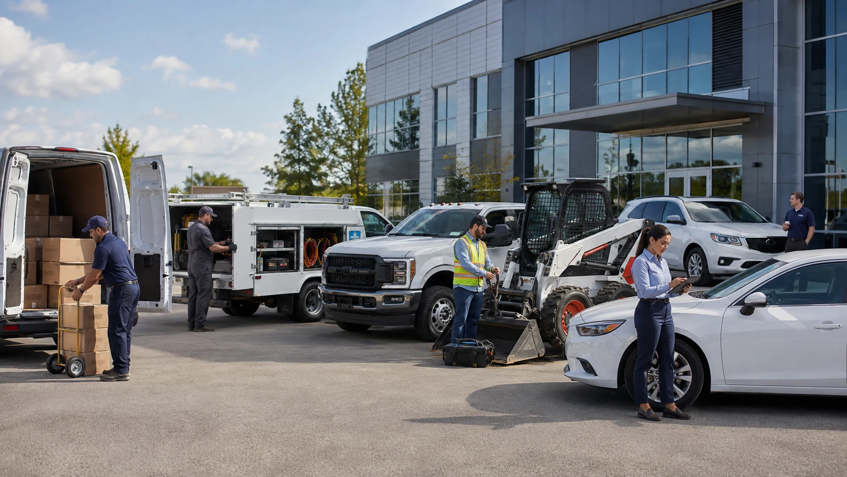 Overview of five fleet job type categories and their key metrics