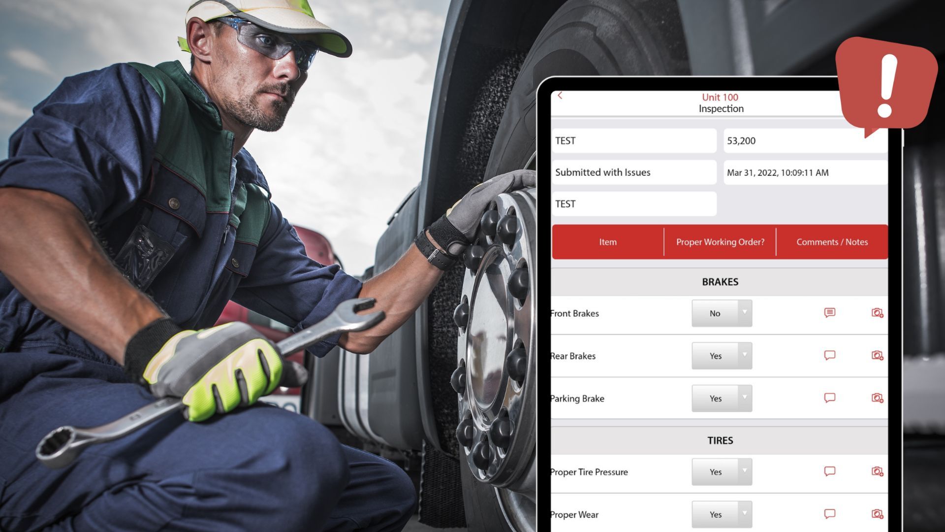 CMMS truck