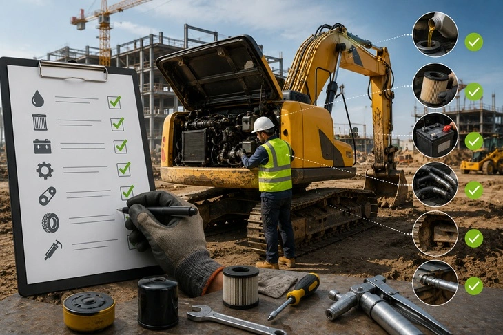 Construction Equipment Maintenance Checklist