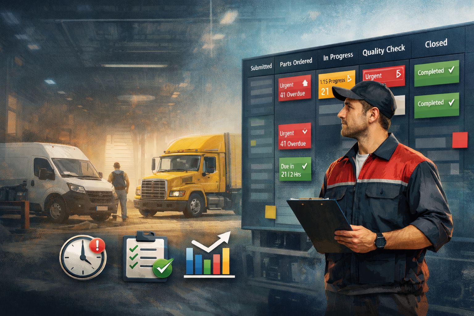 How to Eliminate Work Order Backlog with SLAs and Status Boards