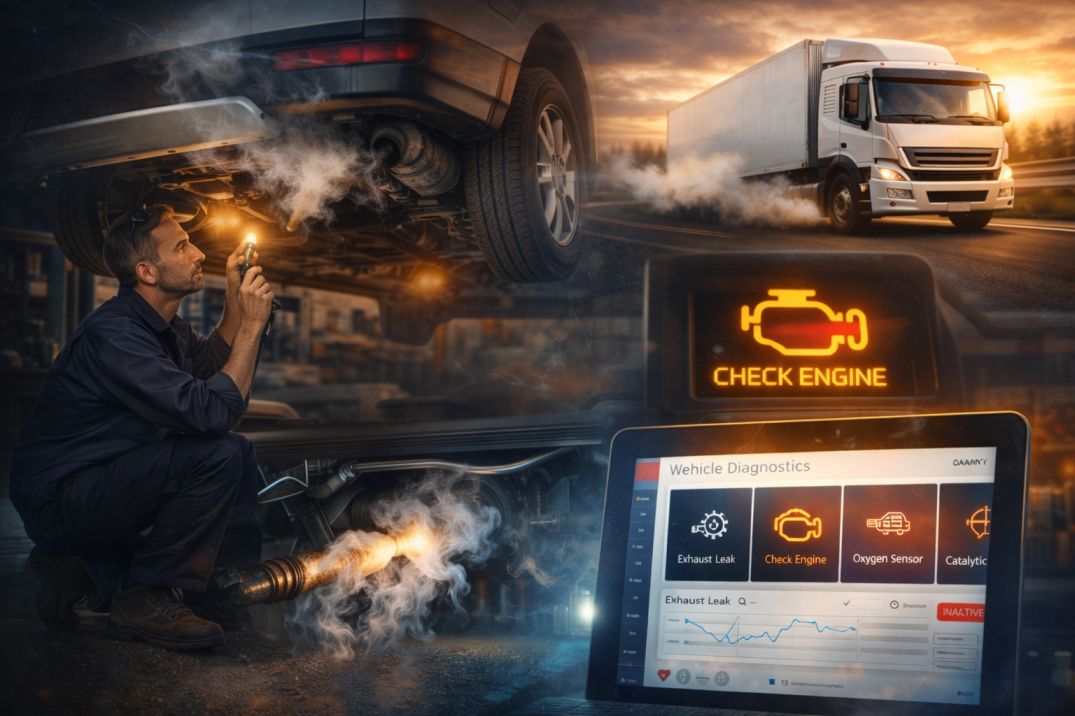 Exhaust Leak Symptoms: What Fleet Managers Need to Know