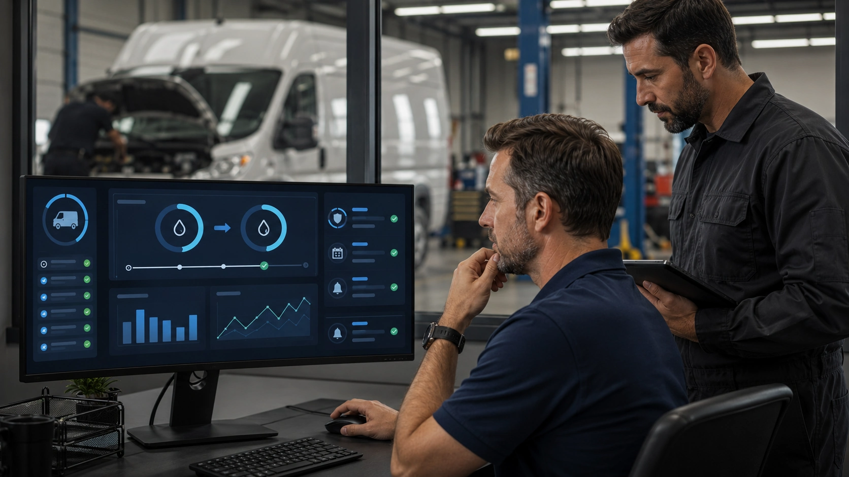 Dispatch and shop looking at conflicting versions of the same vehicle setting
