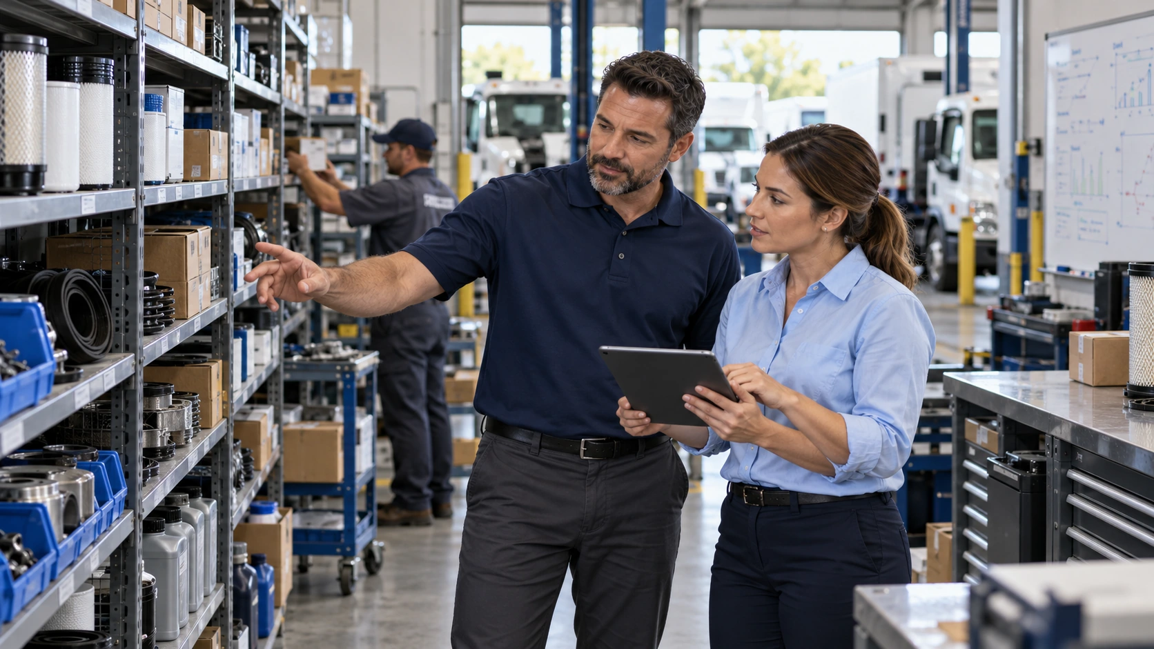 Parts waiting time extending repair time and vehicle downtime even when the repair itself is simple