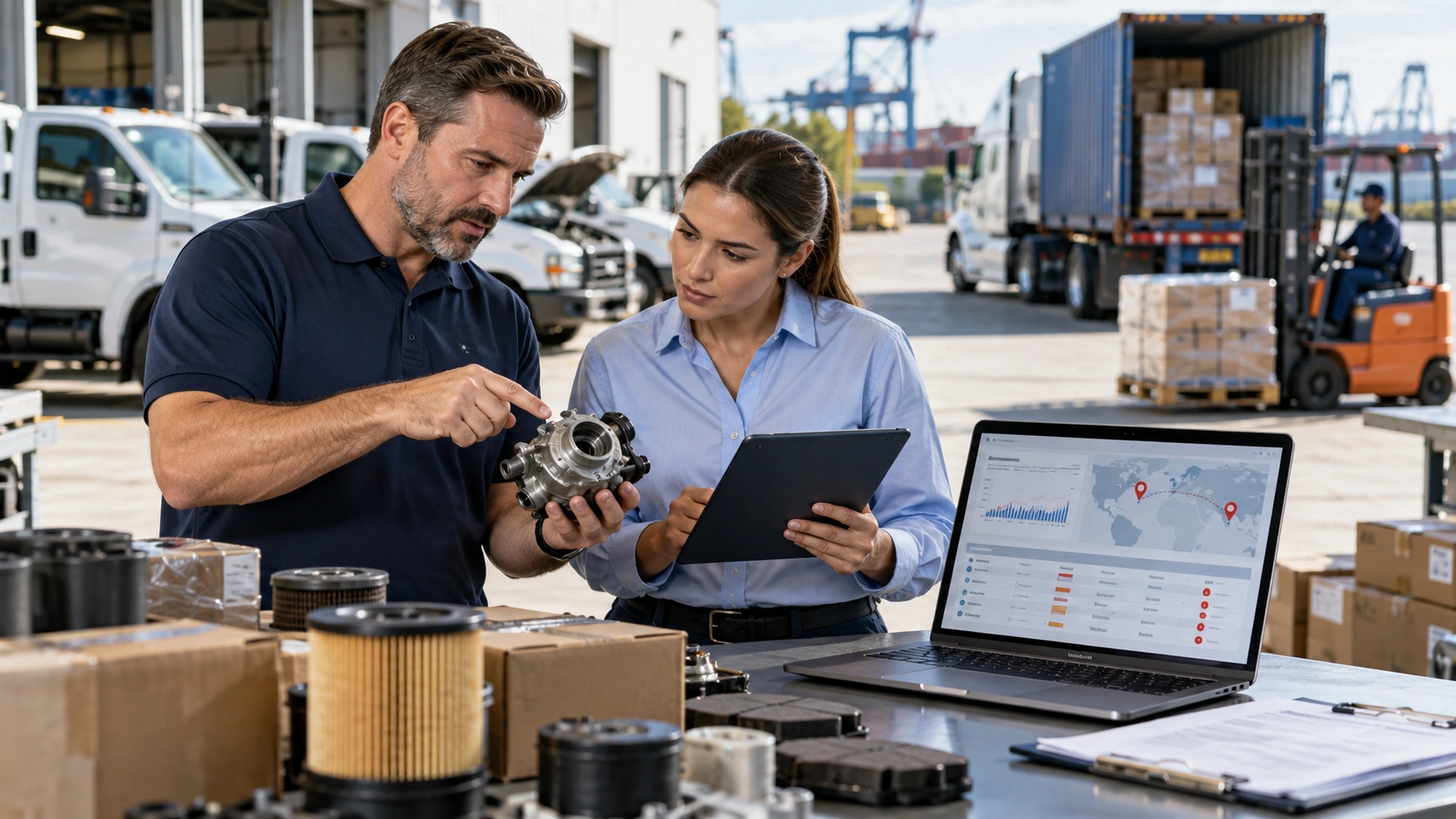 Widening gap between average miles between breakdowns and parts lead time predictability