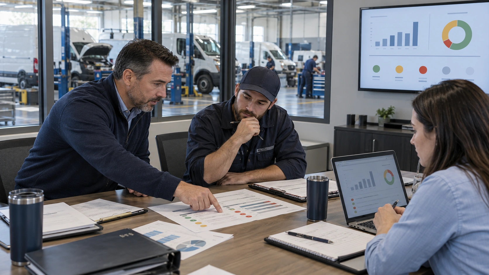 Pilot scorecard comparing fleet software test results against requirements