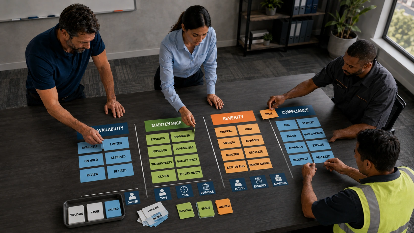 Compliance hold status connected to a digital inspection result