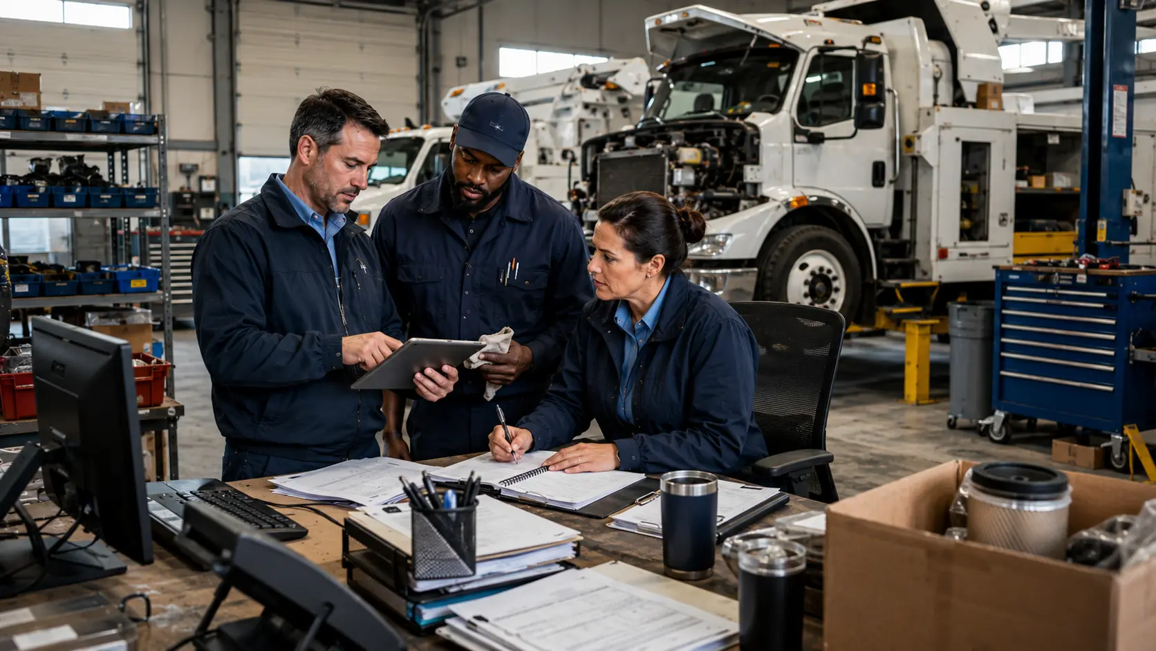 Government fleet procurement workflow showing how disconnected approvals between departments push costs into the next fiscal year