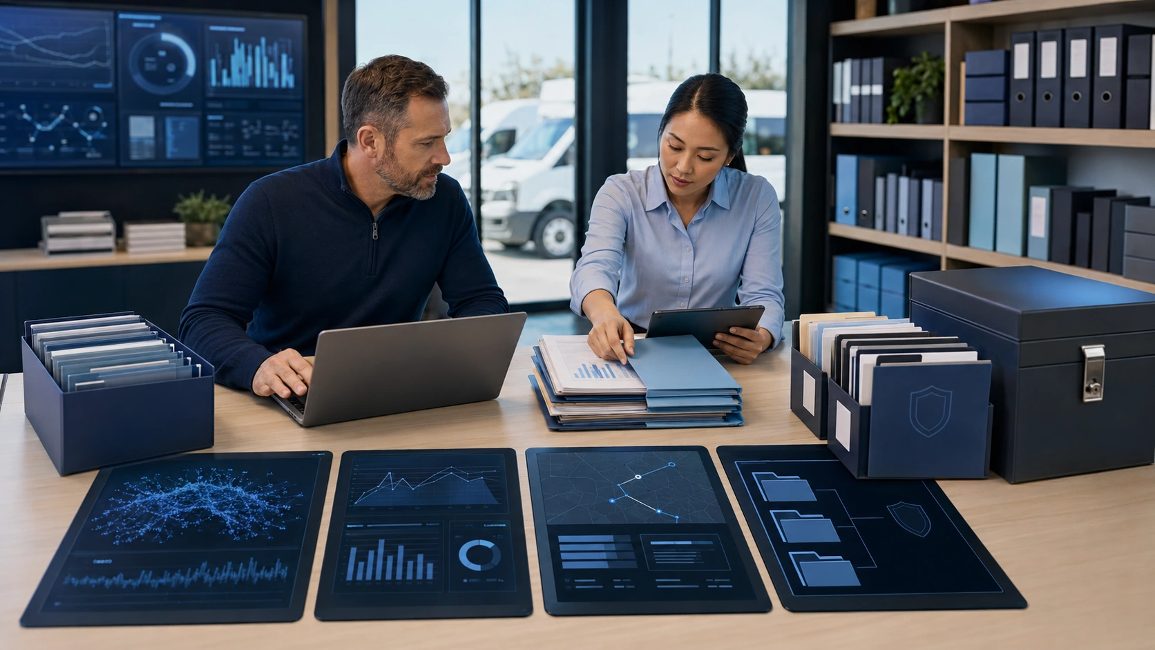 Automated retention and deletion schedule for fleet tracking data