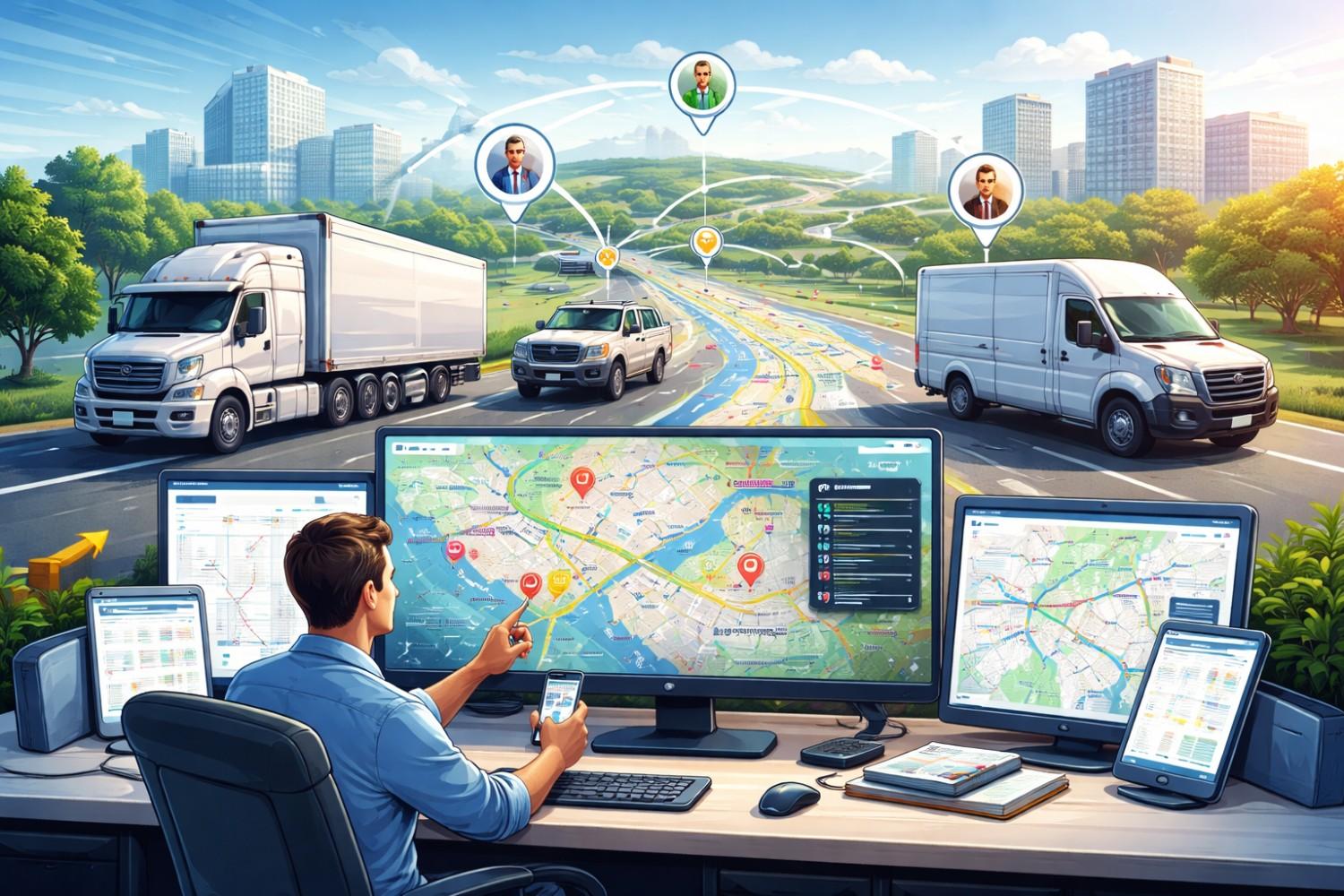 How Real-Time GPS Data Improves Fleet Dispatch and Routing Decisions