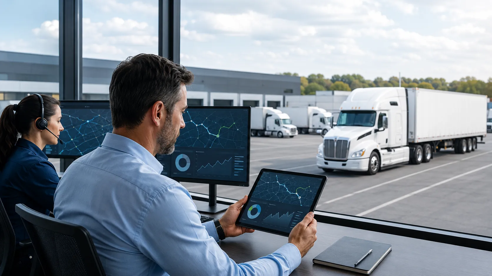 How a Truck Tracking System Transforms Fleet Efficiency in Real Time