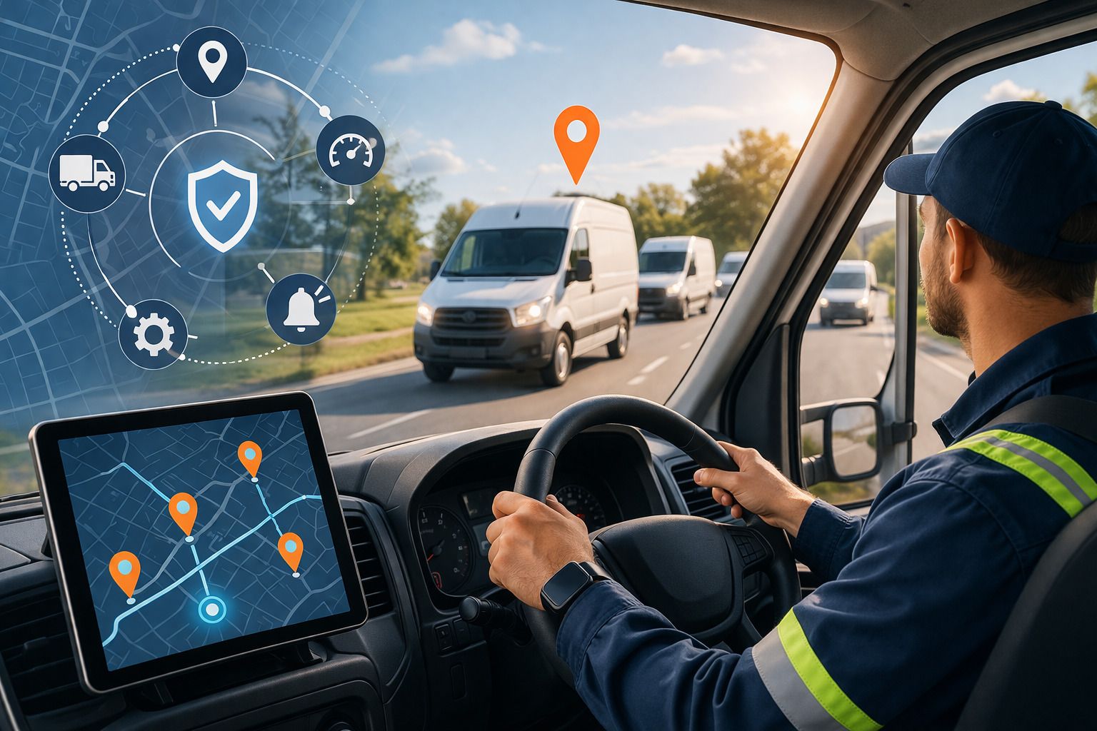 Improve driver safety with fleet tracking and telematics
