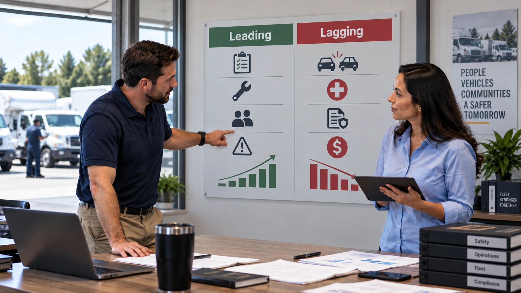 Leading vs Lagging Fleet Safety Indicators