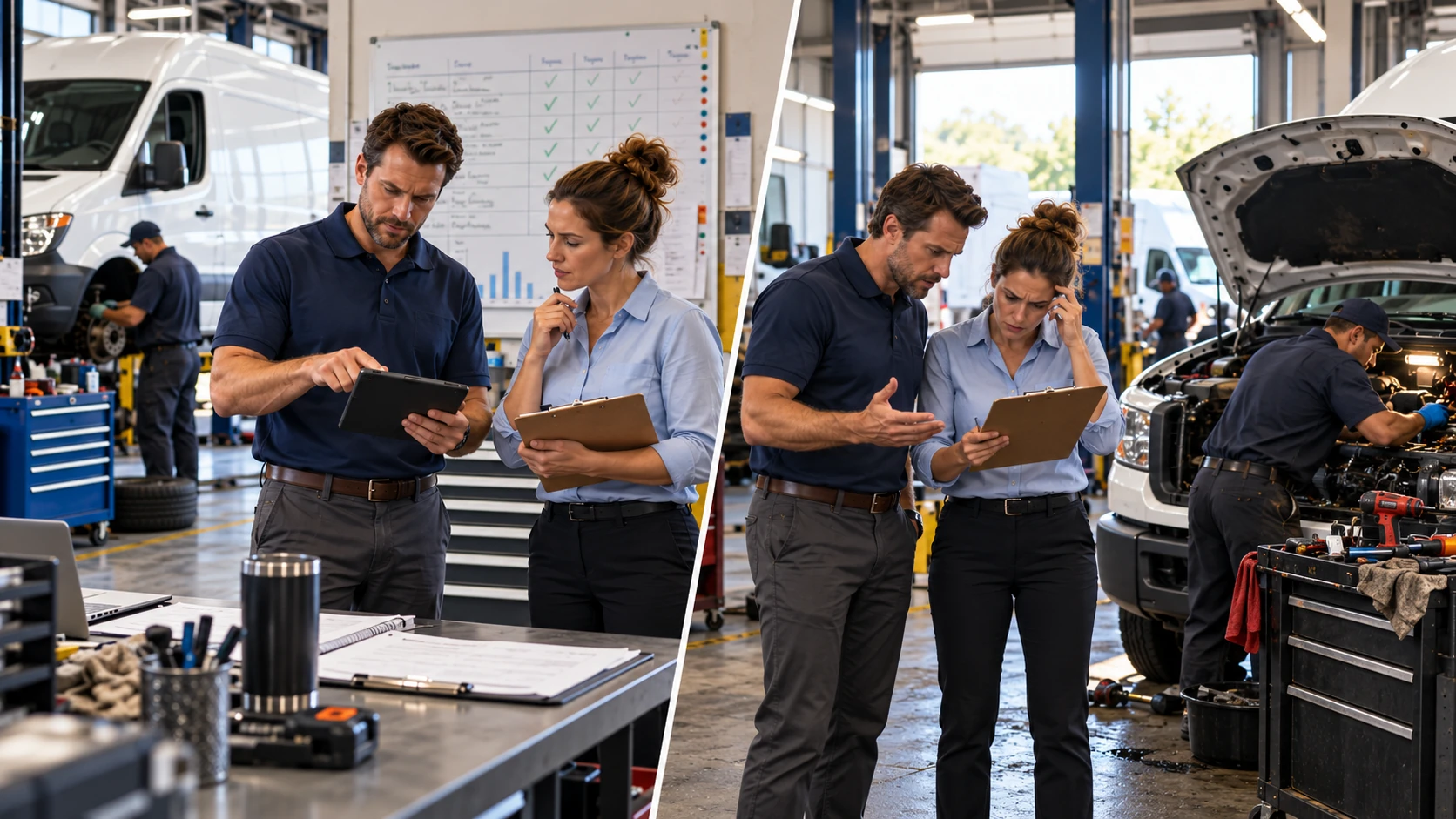 Scheduled vs Unscheduled Fleet Maintenance