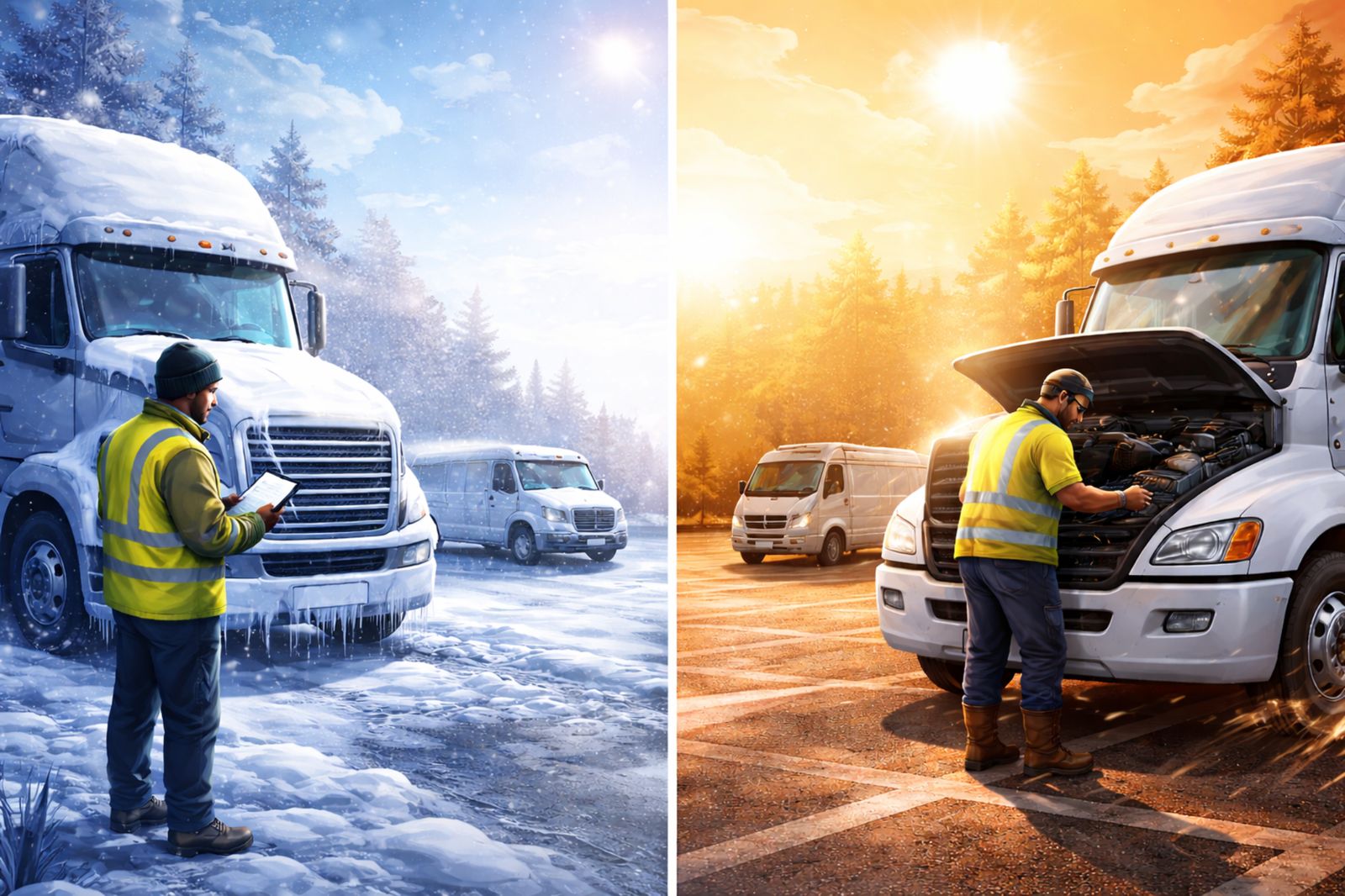 Seasonal Weather Impact on Fleet Maintenance: How Climate Conditions Drive Costs, Breakdowns, and Scheduling Decisions