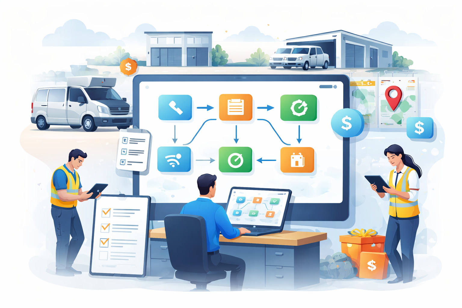 How to Turn Disconnected Fleet Tasks into a Single Workflow?