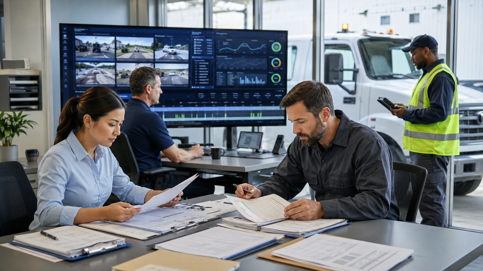 Written fleet camera footage review policy document