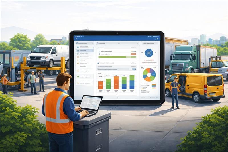 Growing fleet maintenance management with software