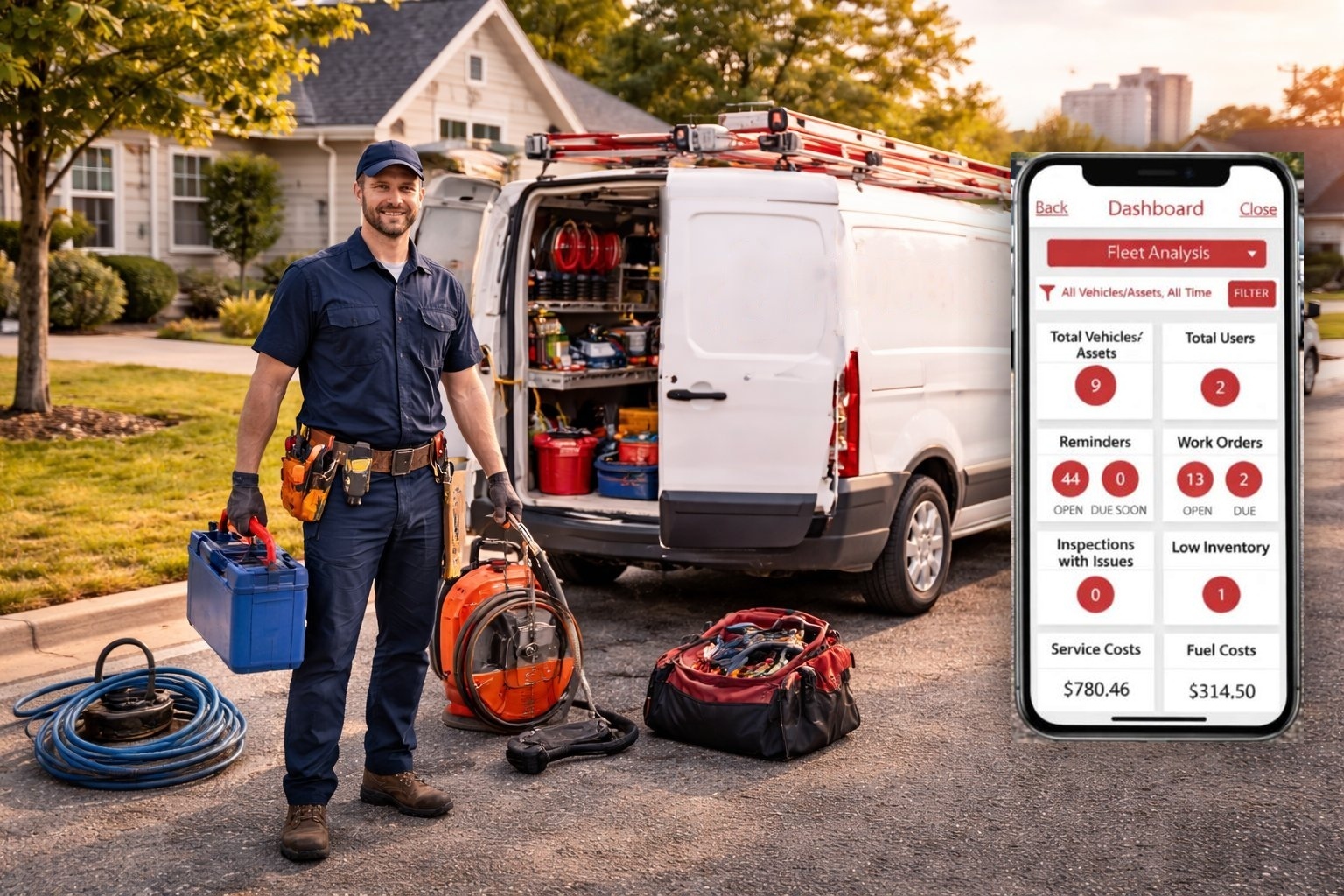 Plumbing Fleet Management Software