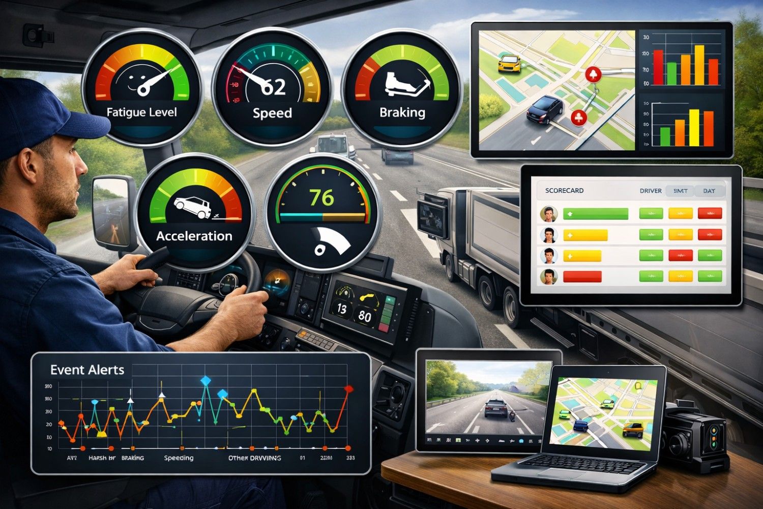 Core Metrics for Driver Performance Monitoring