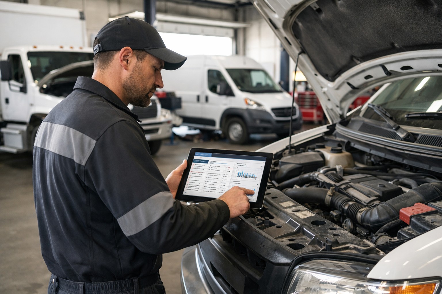 Defining fleet maintenance and vehicle service management