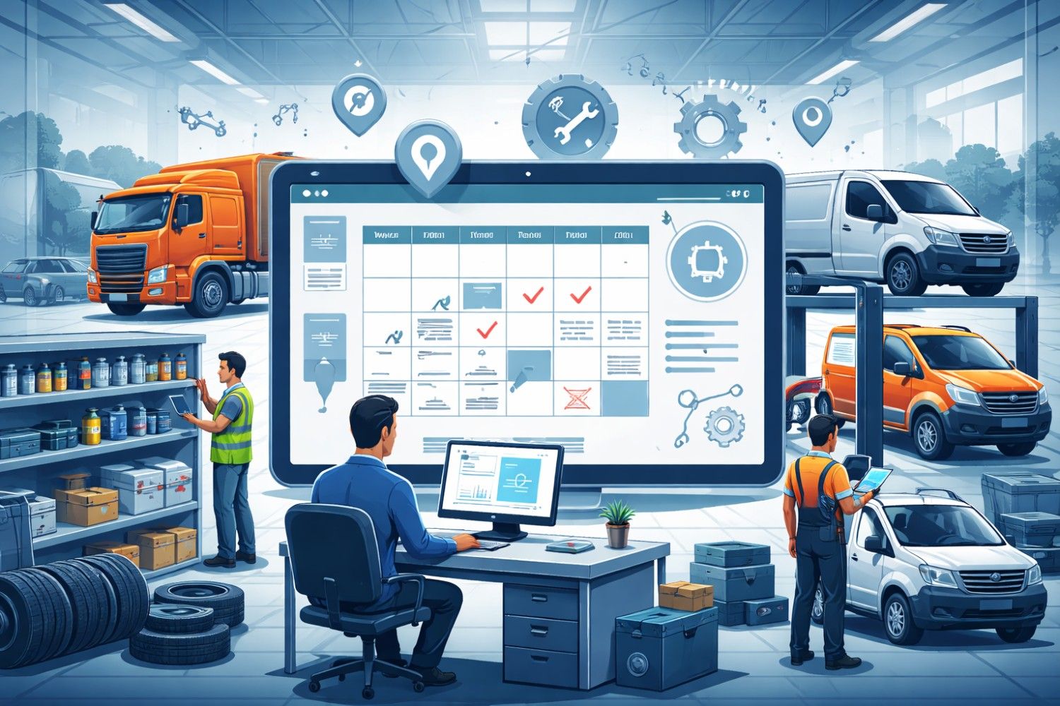 Fleet Maintenance Scheduling Strategy