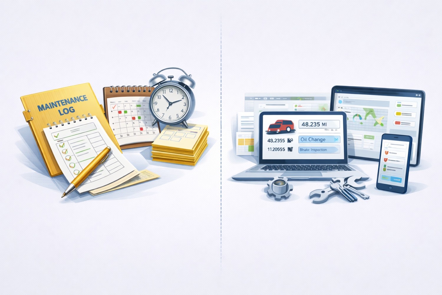 Monitoring and Adjusting Service Schedules Using Fleet Data