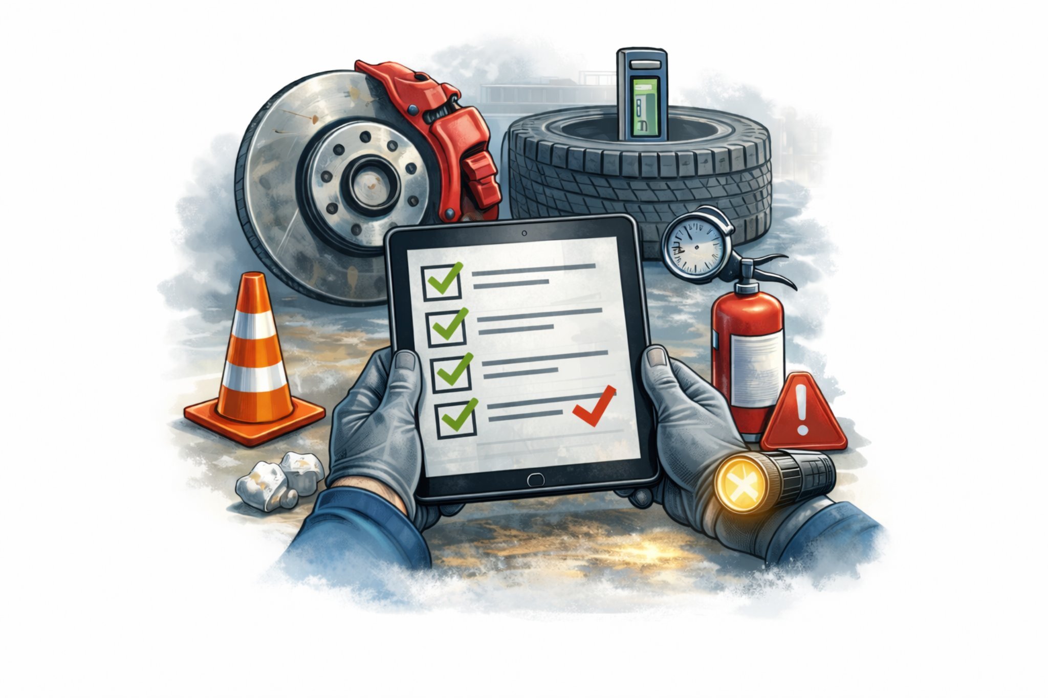 What a Vehicle Safety Inspection Covers in Fleet Operations